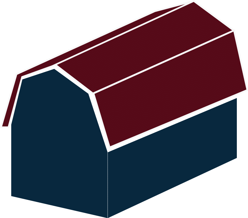 Gambrel Roof Storage Shed