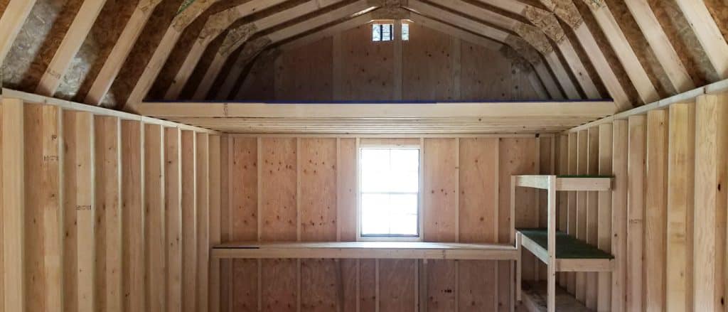Shed with Loft for the Backyard