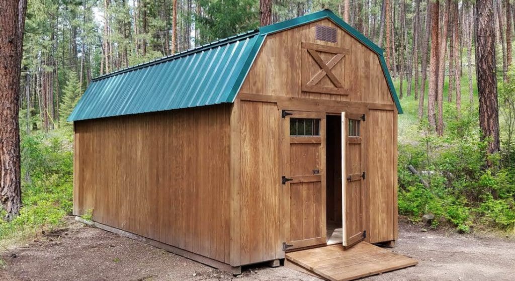 Lofted Barn Storage Shed